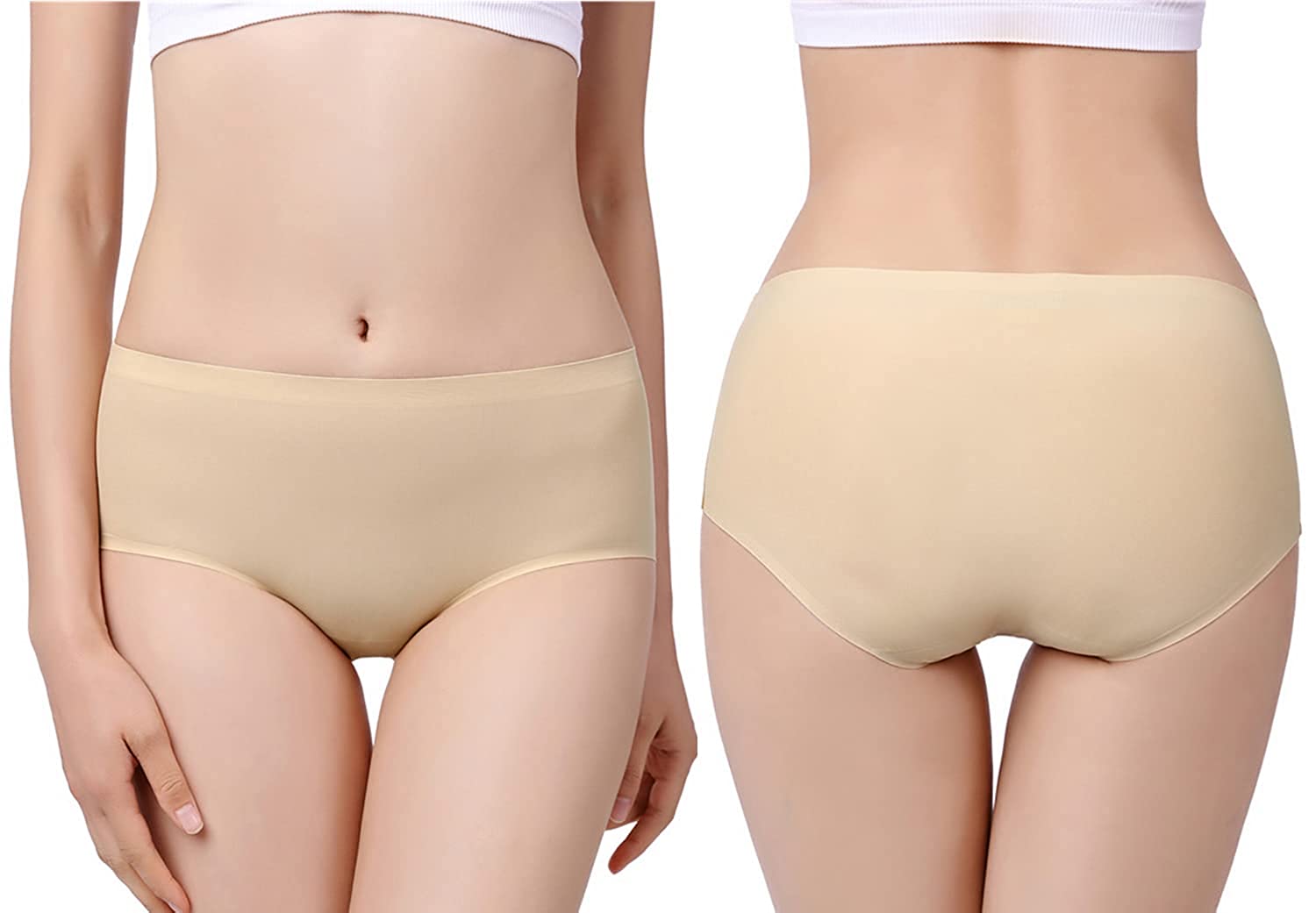 Dressably Women's Seamless Hipster Ice Silk Panty