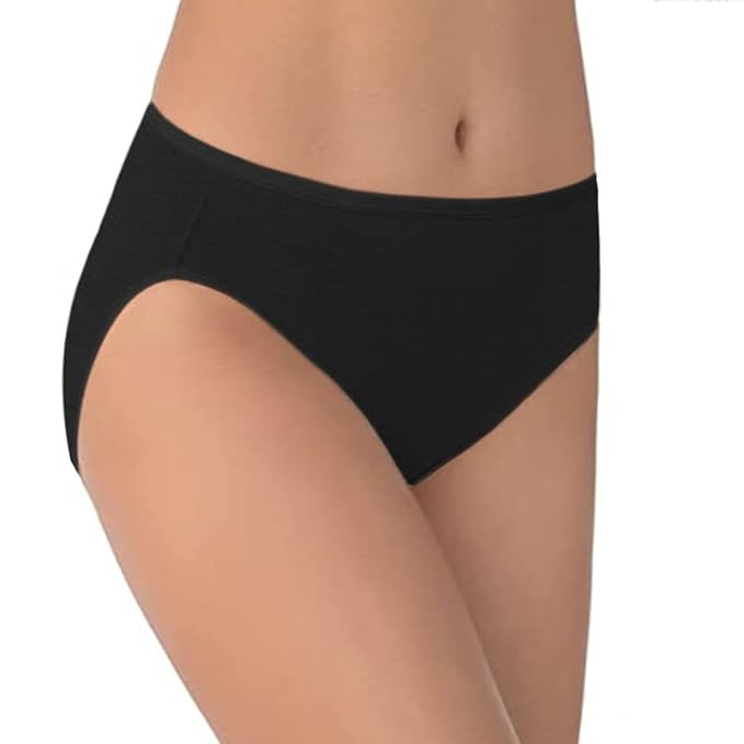 Dressably Women's High Cut Bikini Underwear Cotton Stretch Hipster Panties for Women