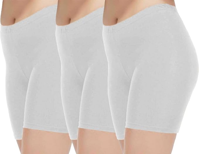 Dressably Women's Anti Chafing Cotton Underwear Boy Shorts Long Leg Boyshorts