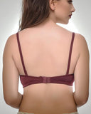 Dressably Full Coverage Seamless Soft Comfort Padded Bra,Non-Wired T-Shirt Bra for Women and Girls.