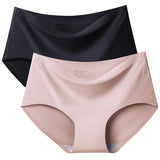 Dressably Women's Seamless Hipster Ice Silk Panty Pack of 2