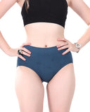 Dressably Women's Cotton Spandex High Waist Full Coverage Hipster Panty Everyday Briefs, Free Size