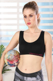 DRESSABLY Seamless Air Bra: Stretchable, Non-Padded, Non-Wired Sports Bra for Women