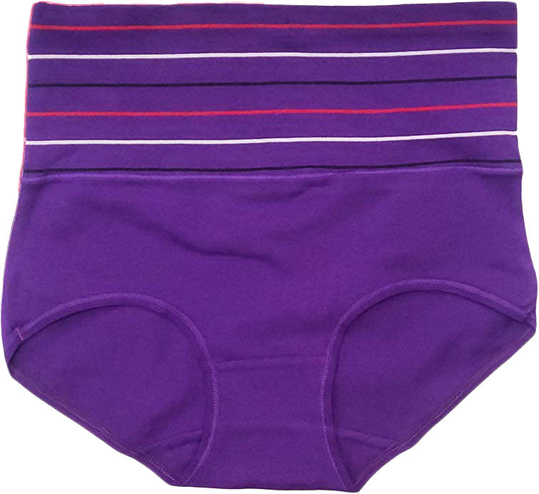 DRESSABLY Women's Multicolor Cotton High Waist Tummy Control